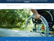 Tablet Screenshot of integrityhomemedical.com